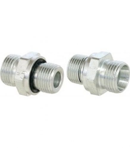 Raccord a visser droit GE10LR3/8EDOMDCF, galvanise