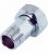 Raccord avec joint 1″ pour compteur encastre 3/4″ laiton chrome 1 pc