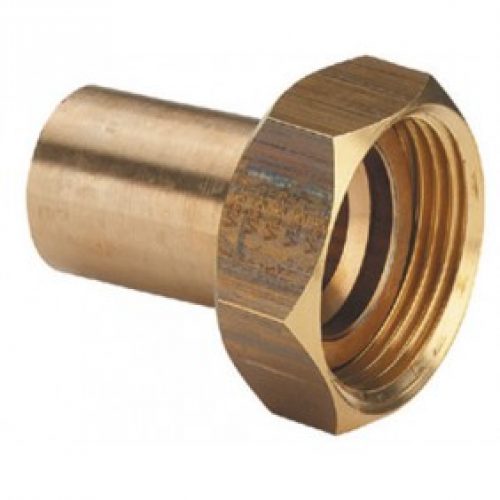 Raccord bronze – 2 pièces embout mâle femelle à visser