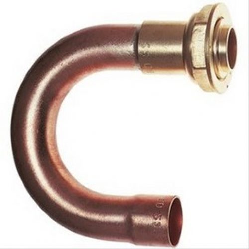 Raccord coudé à 180° Gaz, pour tube Ø22mm, écrou 6/20