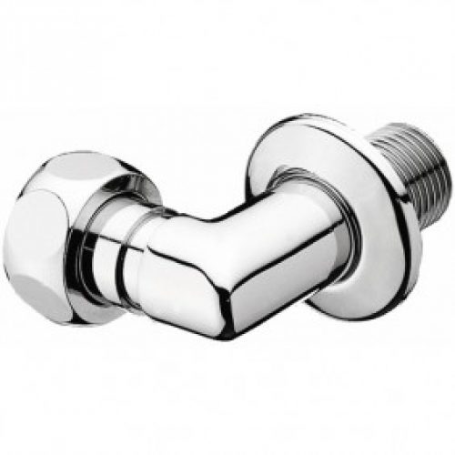 Raccord coudé chromé – F 20 x 27 mm / M 15 x 21 mm