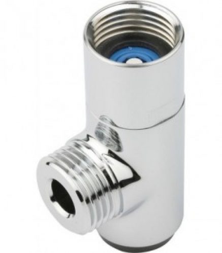 Raccord de vidange pour flexible de douche avec régulateur débit d´eau 10 l/min.