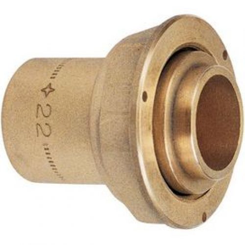 Raccord droit à joint plat Gaz pour tube Ø28mm, écrou 10/32