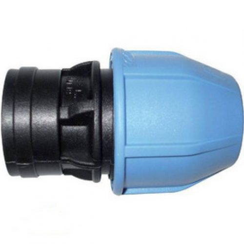Raccord  droit pour tube PE eau D40 F1 »1/4 »(33/42)