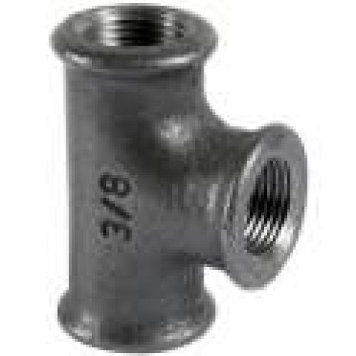 Raccord fonte noire en T à visser femelle – N° 130 – Virfollet & cie