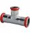 Raccord moule C acier Piece en T (fem/fem/fem) 18x12x18 mm reduit WG834