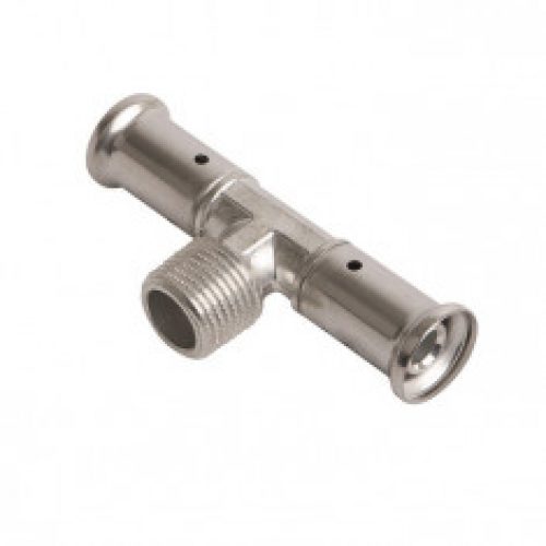 Raccord multicouche à sertir NF té mâle au centre – Henco