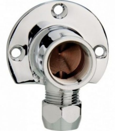 raccord mural chrome 1/2 x 10