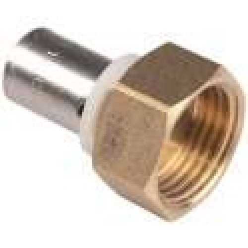 Raccord PER droit à sertir avec écrou à portée plate – PB tub