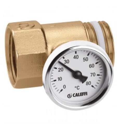 Raccord porte-thermomètre Caleffi 392