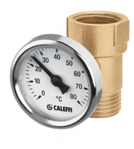 Raccord porte-thermomètre Caleffi 657