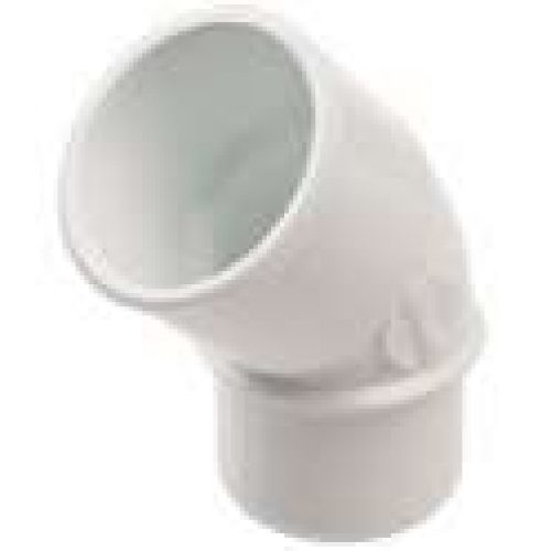 Raccord PVC blanc coudé 45° – Simple emboîture – Nicoll