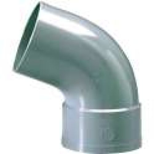Raccord PVC gris coudé 67°30 – Simple emboîture – Girpi