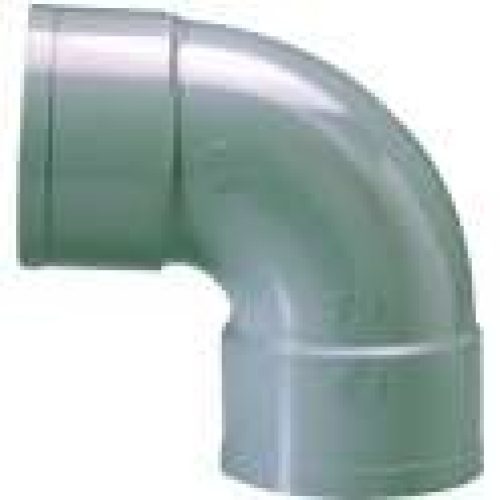 Raccord PVC gris coudé 87°30 – Double emboîture – Girpi