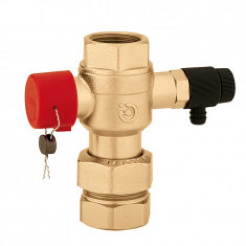 Raccord rapide démontage vase expansion avec purgeur et vanne 3/4″