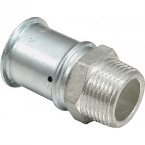 Raccord à sertir tube multicouches / filetage mâle