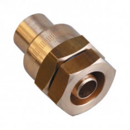 Raccord tube PE Gaz à braser sur tube cuivre