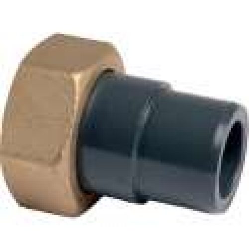 Raccord union PVC pression noir droit MF – Girpi