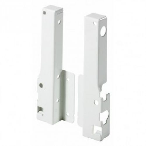 Raccords arrière pour parois en bois/aluminium-H 144mm-blanc