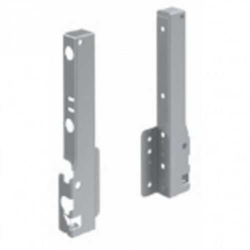 Raccords arrière pour parois en bois/aluminium-H176 mm-argent