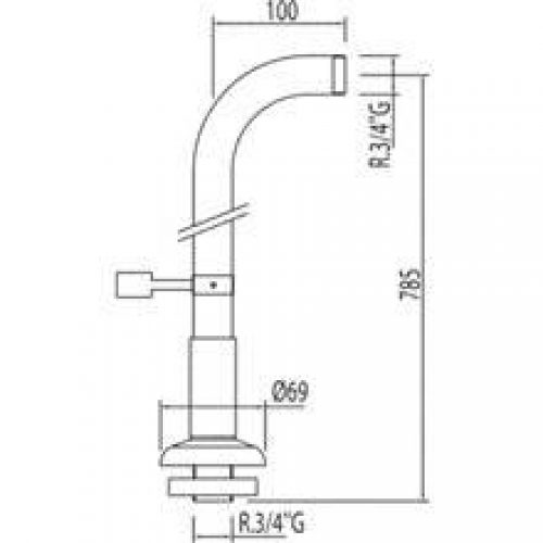 Raccords d’eau de sol pour baignoire Monoclasic…