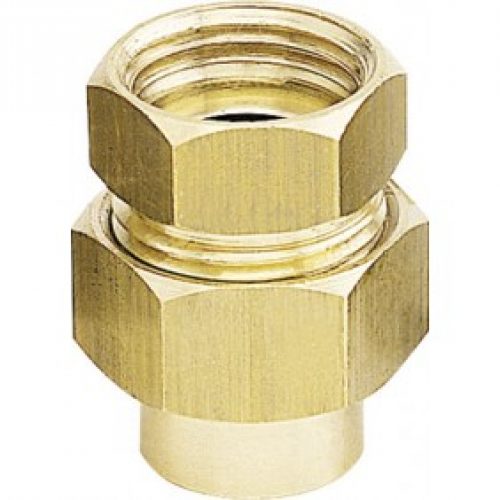Raccords – laiton -union droit 3 pièces femelle à joint sphéro-conique