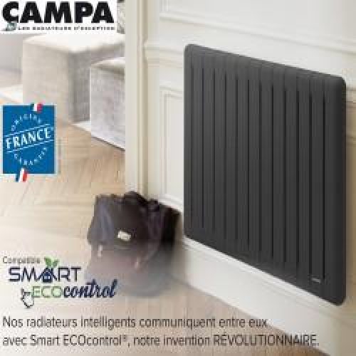 Radiateur ALTEA 3.0 Gris Anthracite 1500W Horizontal CAMPA – ALTD15HANTH