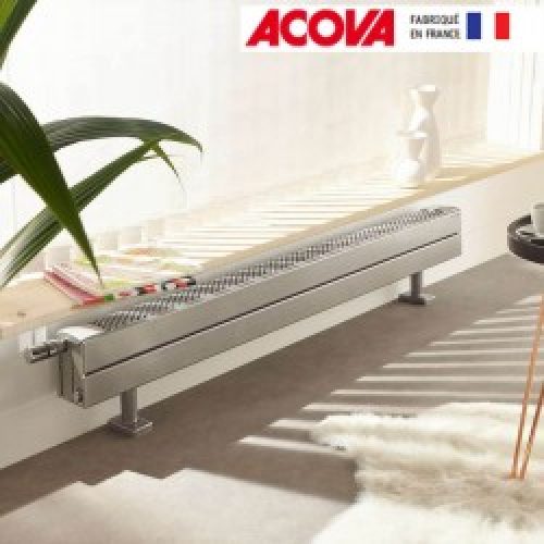 Radiateur chauffage central ACOVA – FASSANE Pack CLXD plinthe  832W CLXD-029-080