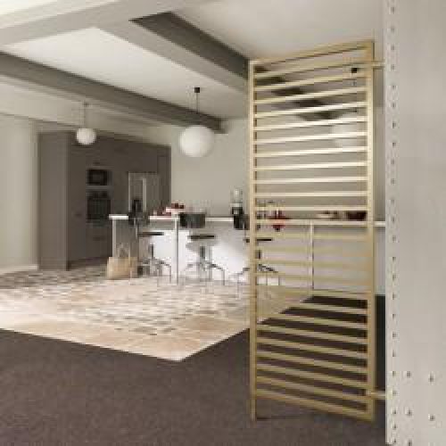 Radiateur electrique vertical ACOVA KADRANE INOX 500W – TKAI-050-050/GF