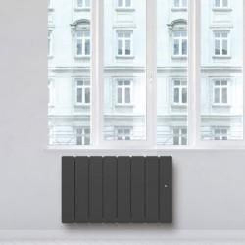 Radiateur Fonte NOIROT – BELLAGIO Smart ECOControl 750W Bas Gris Anthracite – N1702SEHS (haut. 404)