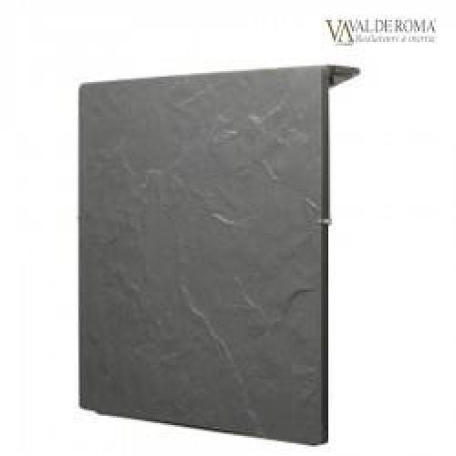 Radiateur à inertie TACTILO Carré Ardoise Noire 800W – Valderoma AN0800A