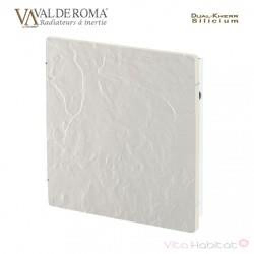 Radiateur à inertie Wifi Ardoise Blanche 1000W Carré – Valderoma AB1000W