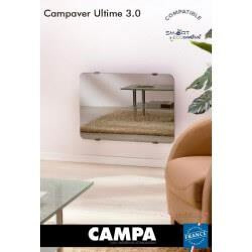 Radiateur électrique Campa – CAMPAVER Ultime 3.0 Horizontal Reflet 1500W – CMUD15HMIRE