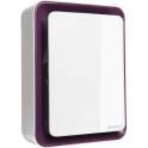 Radiateur électrique soufflant mobile ZITTO 12 blanc et aubergine Supra