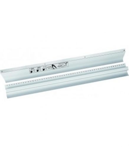 Rail 3 pans Aluminium avec inox-pan coupant L585 mm 3 possibilités de pose