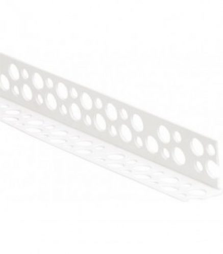 Rail de protection d&rsquo;angle PVC 25×25 mm 50 pieces