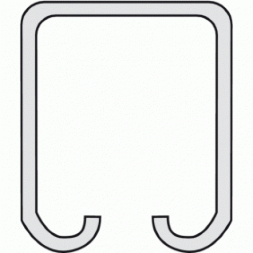 Rail tubulaire supérieur pour porte coulissante