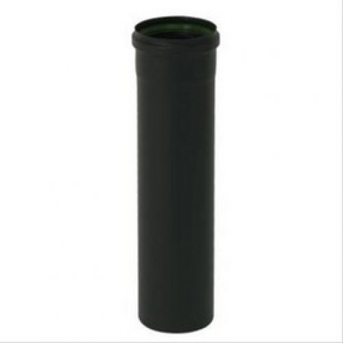 Rallonge MF 1000mm conduit pellets émail noir mat diam 100mm – TEN