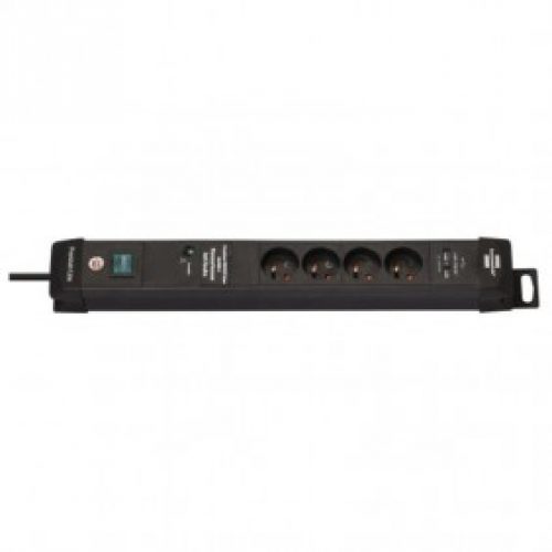 Rallonge multiprises Premium-Line avec prises USB et parasurtenseur