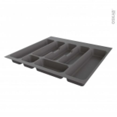 Range Couverts Tiroir L60Cm Anthracite Sokleo