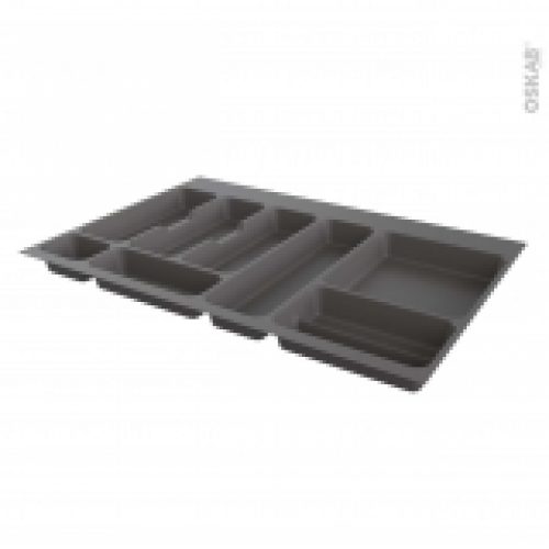 Range Couverts Tiroir L80Cm Anthracite Sokleo