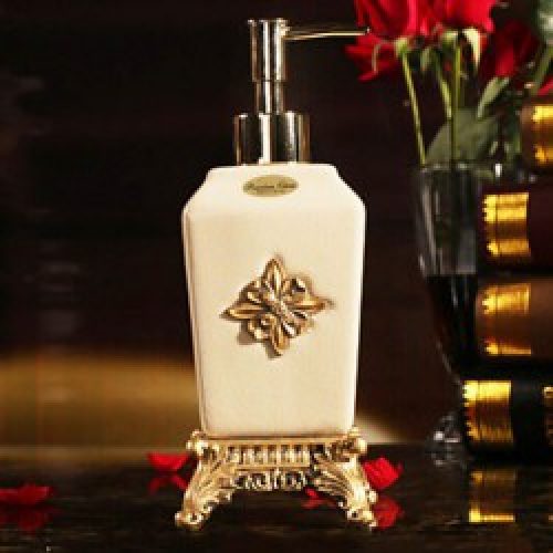 Récipient pour désinfectant sanitaire pour les mains en céramique