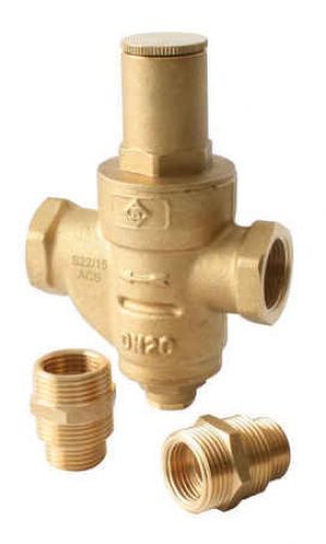 Réducteur de pression FF 20/27 + 2 Raccords Multifiletés MM 15/21 ou 20/27