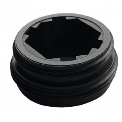 Réduction plastique noire Mâle 24 x Mâle 22 – sans joint