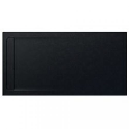Receveur de douche 200×100 cm noir Aquos Roca