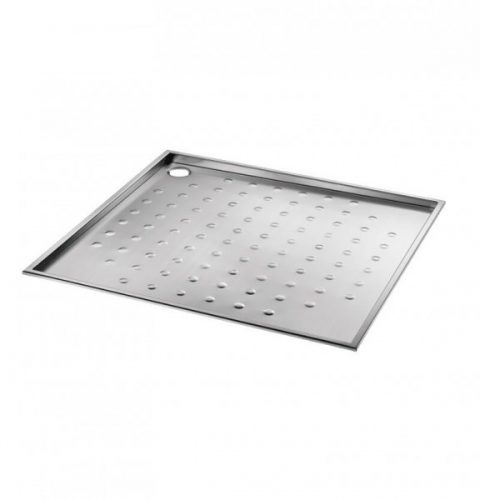 Receveur de Douche 90×90 Delabie 900x900xmm Carré Inox Poli 150600