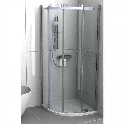 Receveur de Douche d’Angle Riho Zürich plat sans pieds pour installation sur sol