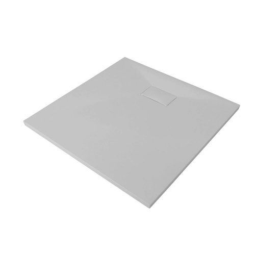 Receveur de douche en SMC – 3,2 cm de hauteur – gris effet béton – dimensions et accessoires sélectionnables