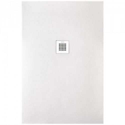 Receveur de douche à poser en Luxtone – Strato blanc