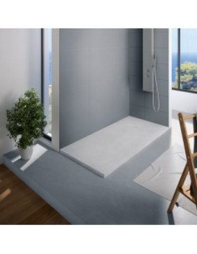 Receveur de douche recoupable Blanc KINEDO KINEROCK